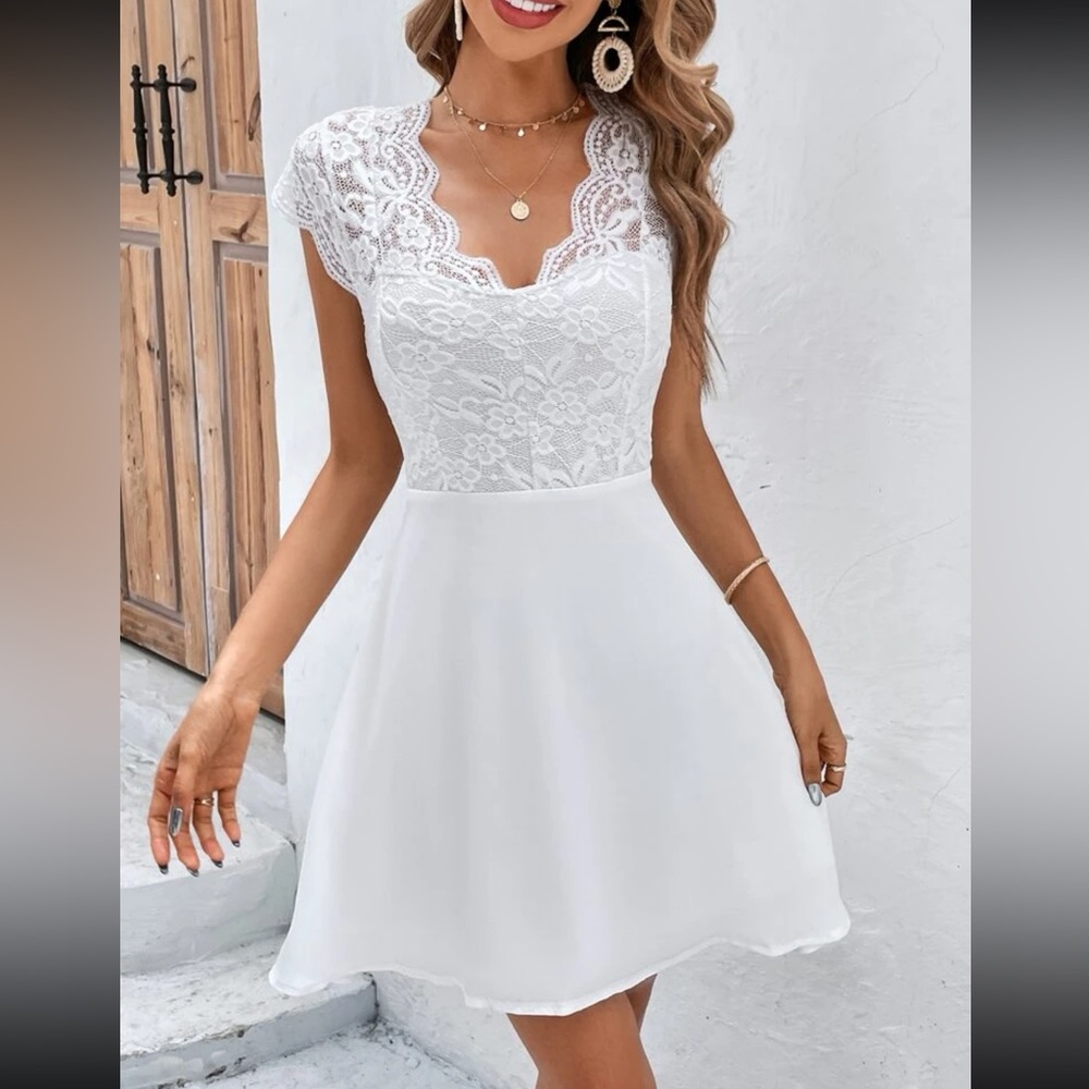 Super cute white dress